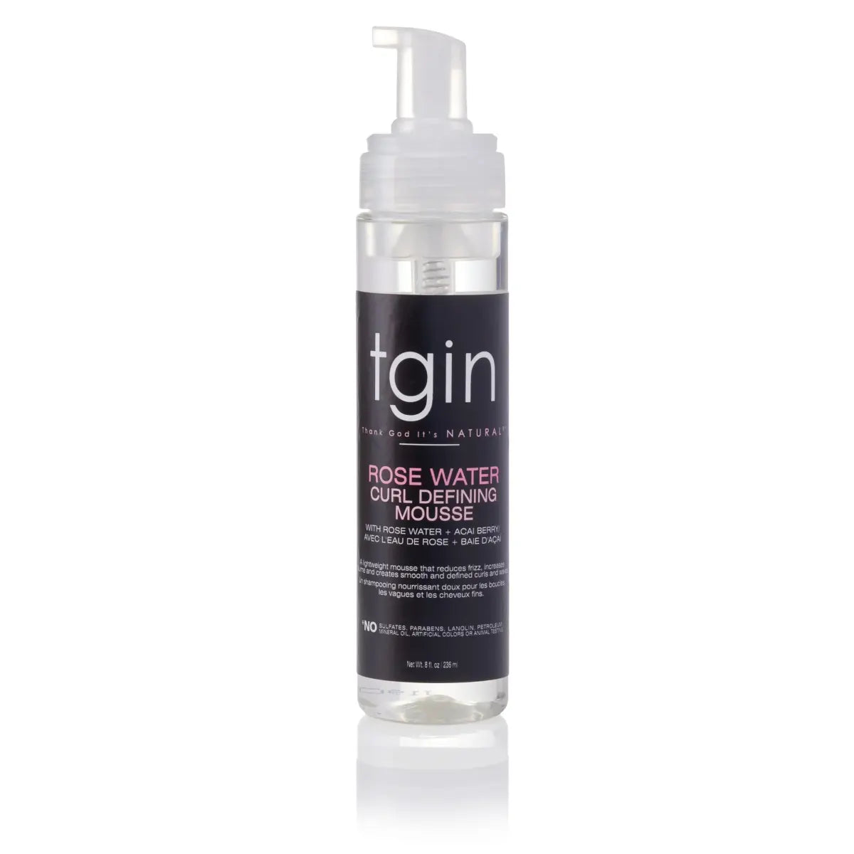 tgin - Rose Water Curl Defining Mousse