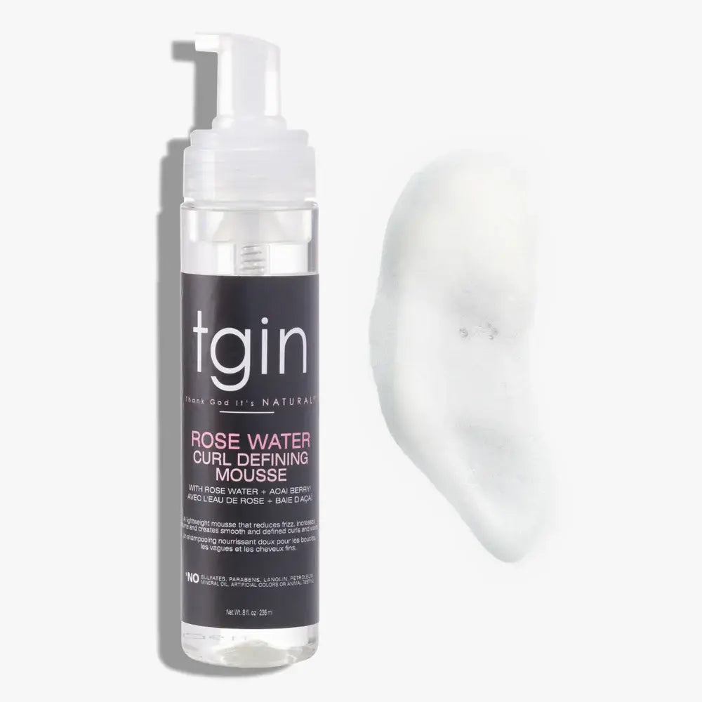 tgin - Rose Water Curl Defining Mousse