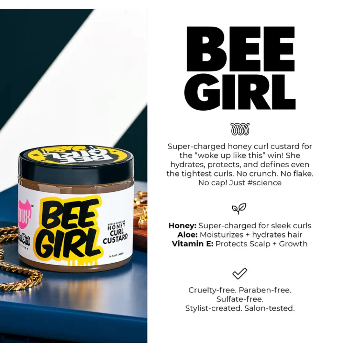 The Doux - Bee Girl Honey Curl Custard