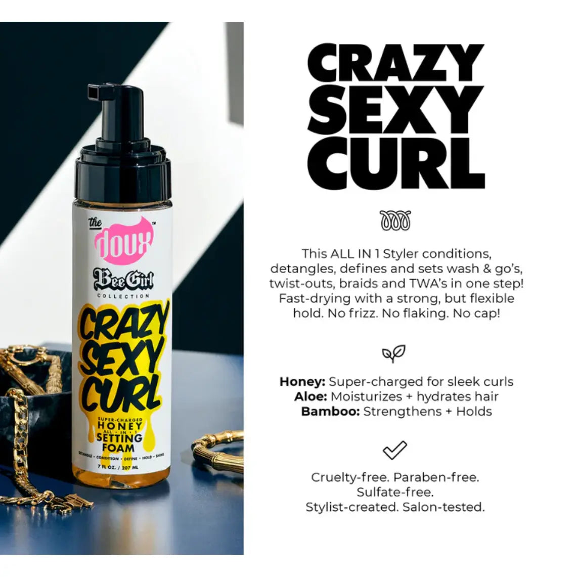 The Doux - Bee Girl Honey Setting Foam