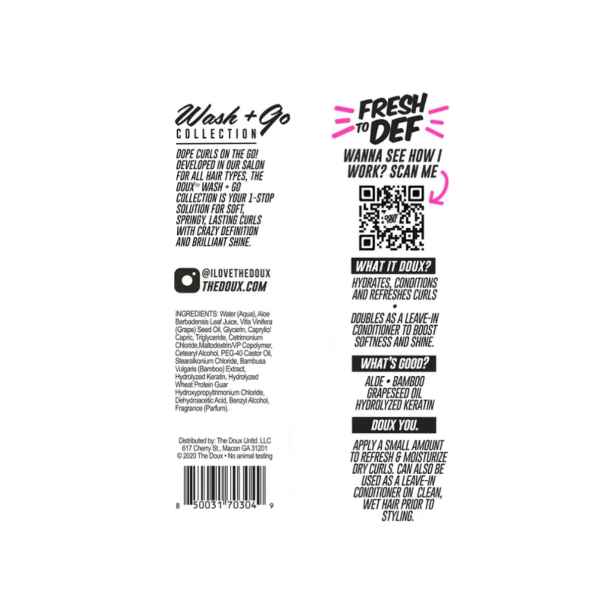 The Doux - Fresh To Def Leave-In Curl Refresher