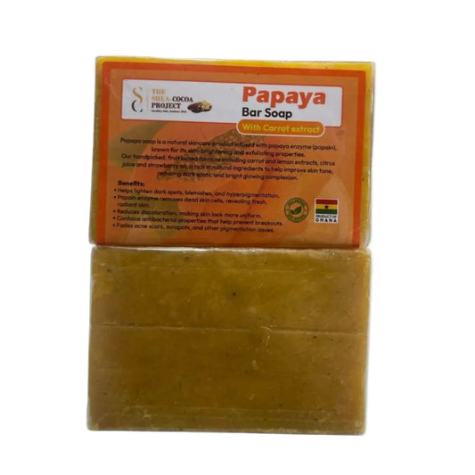The Shea Cocoa Project - Papaya Bar Soap