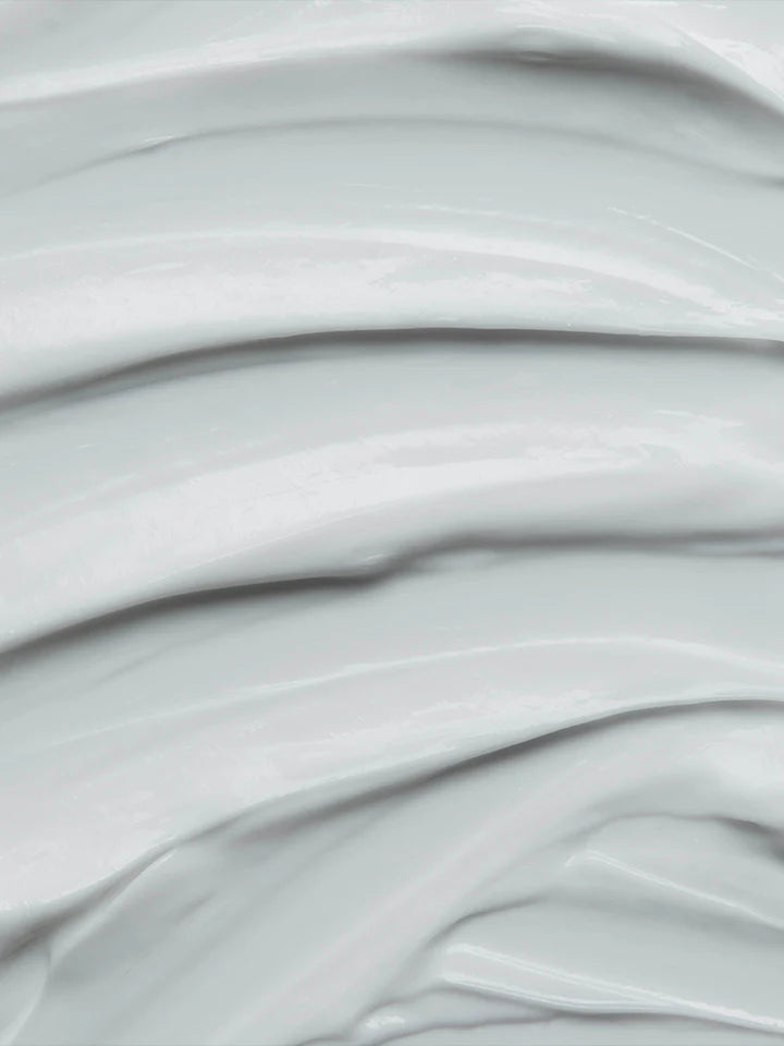 Close-up of gray paint swatch with smooth texture