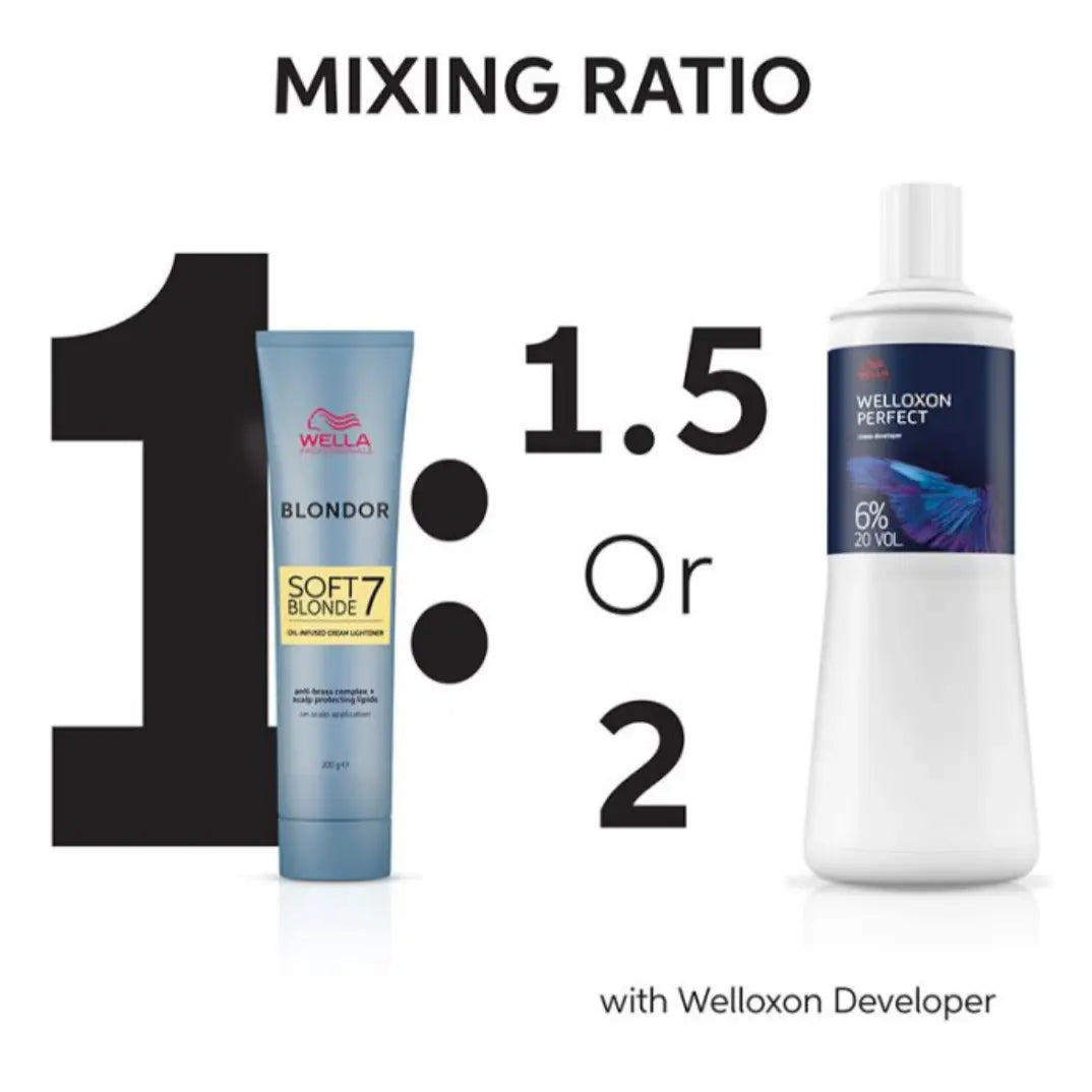 Wella - Blondor Soft Blonde 7 Oil-Infused Cream Lightener