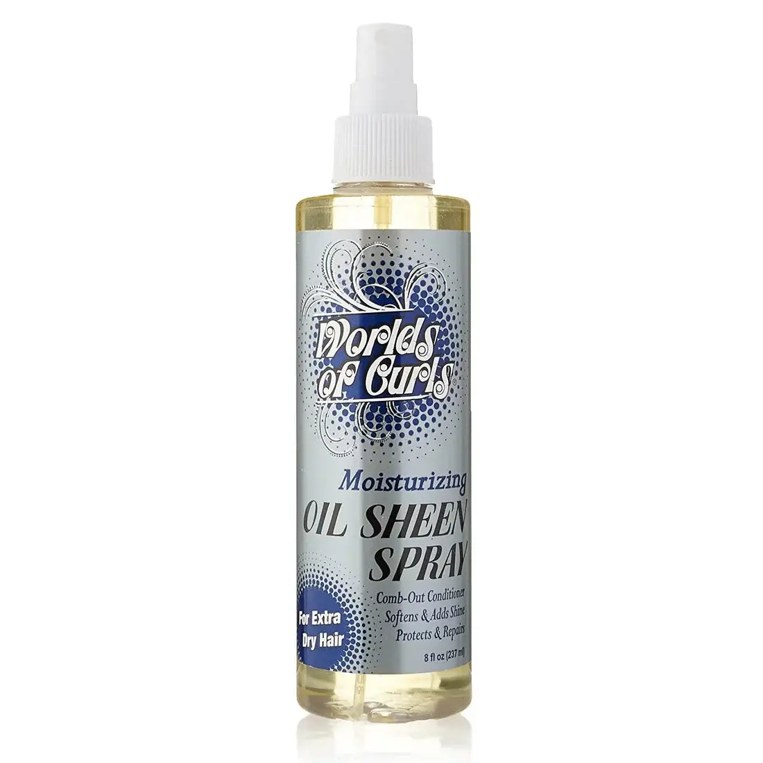 Worlds Of Curls - Comb Out Conditioner & Oil Sheen Spray Moisturizer Extra Dry Hair