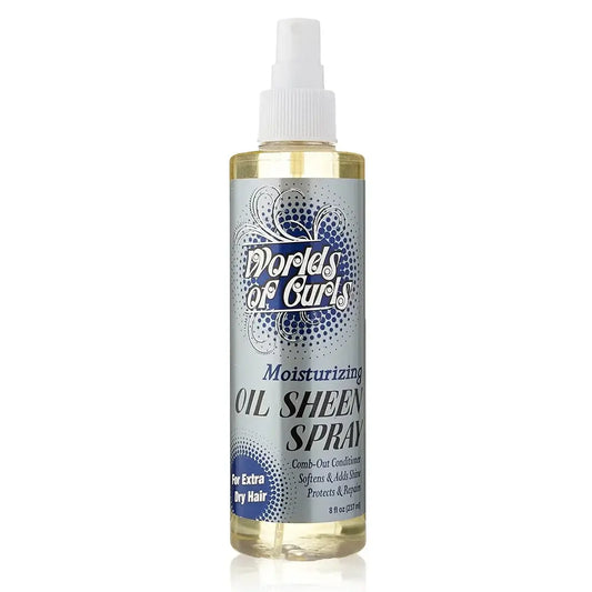 Worlds Of Curls - Comb Out Conditioner & Oil Sheen Spray Moisturizer Extra Dry Hair